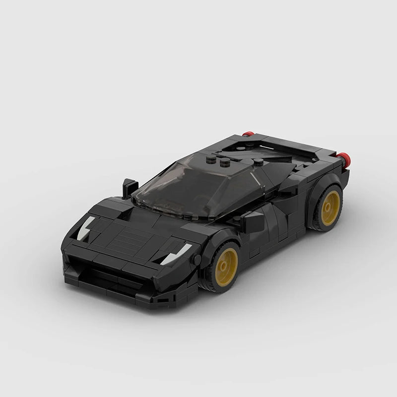 MOC Racing Car Assembly Model City Sports Car Building Block Creative Garage Toy Education Bricks Christmas Children'S Gift