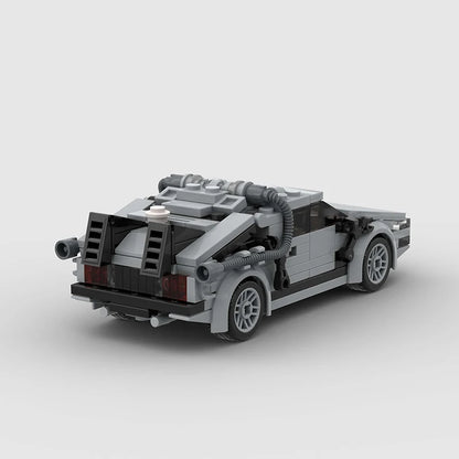 BACK to the FUTURE Delorean MOC Building Blocks City Sports Racing Vehicle DIY Bricks Toy for Christmas Gift
