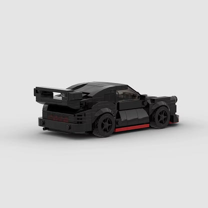 MOC Rally Racing Car Model, City Vehicle Building Set, Creative Garage Toys, Toy Assembly Vehicle Loved by Boys