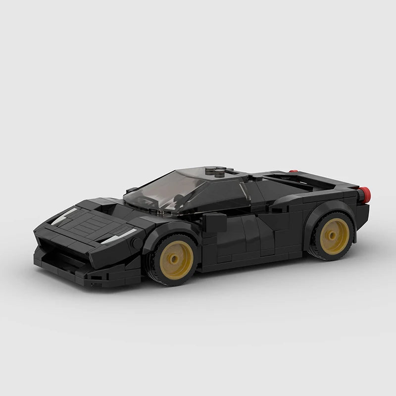 MOC Racing Car Assembly Model City Sports Car Building Block Creative Garage Toy Education Bricks Christmas Children'S Gift
