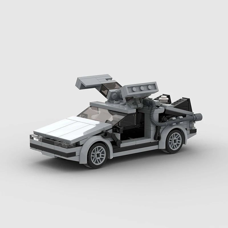 BACK to the FUTURE Delorean MOC Building Blocks City Sports Racing Vehicle DIY Bricks Toy for Christmas Gift