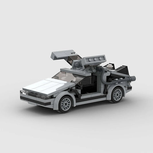 BACK to the FUTURE Delorean MOC Building Blocks City Sports Racing Vehicle DIY Bricks Toy for Christmas Gift